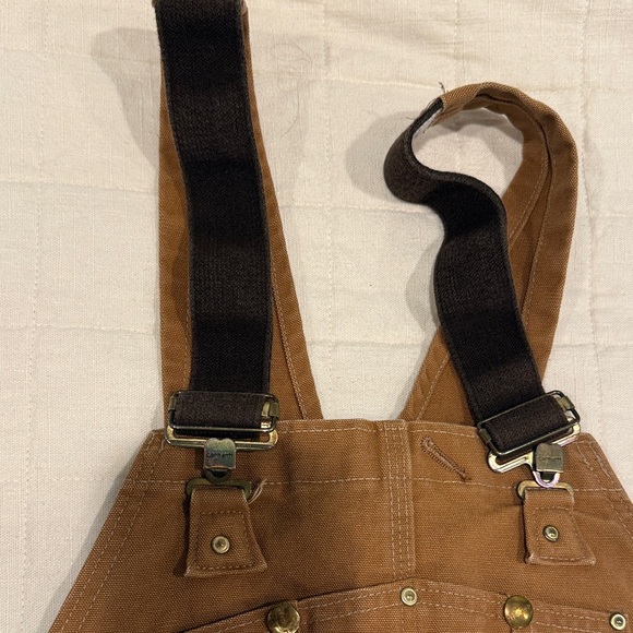 Carhartt Men's Tan Work Overalls - Picture 6 of 14